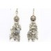 Handmade Female Dangle Earrings 925 Sterling Silver Labradorite Bead Stones - 25